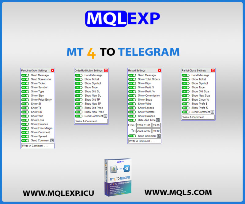 MT4 To Telegram Channel EA