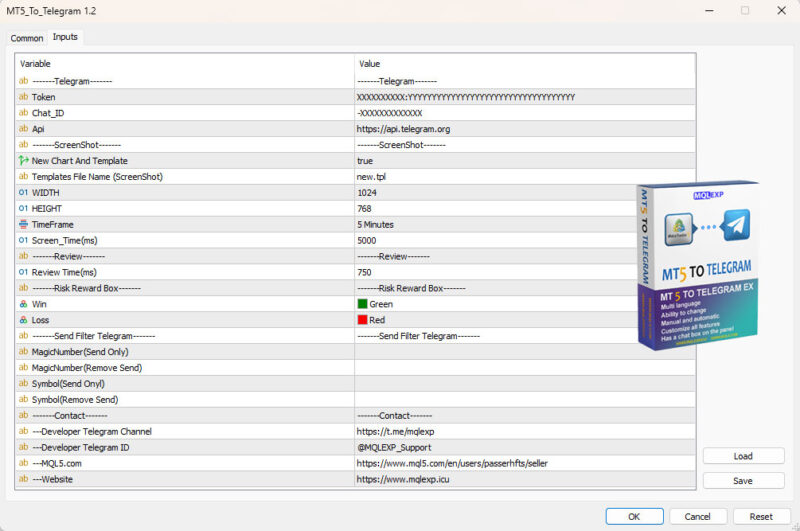 MT5 ToTelegram Channel