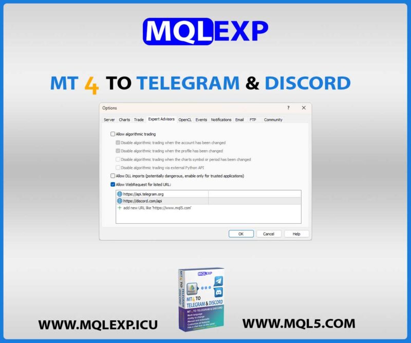 MT4 TO TELEGRAM AND DISCORD